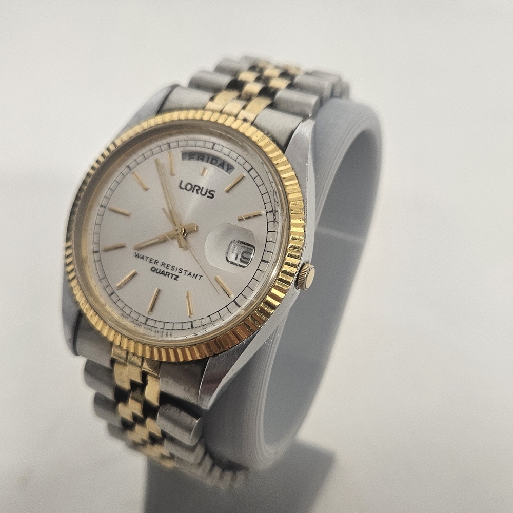Lorus By Seiko Two-Tone Silver and Gold Watch